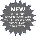 New Smart Charger Powered Socks